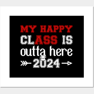 My HapClass Is Outta Here 2024 Senior Graduation Posters and Art